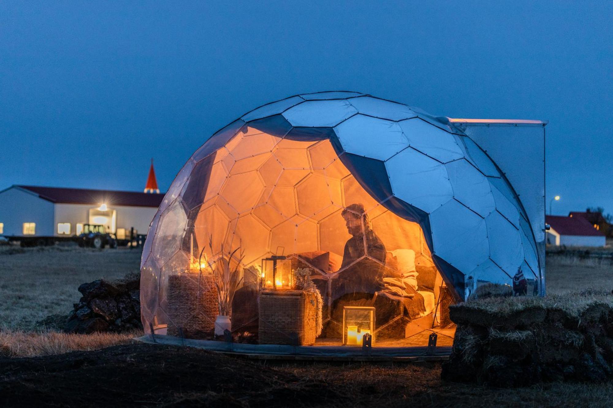 Helja Stay Glamping Domes Hella Exterior foto